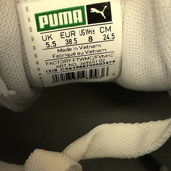 NWB PUMA California Monochrome Women’s White Puma - Picture 8 of 8